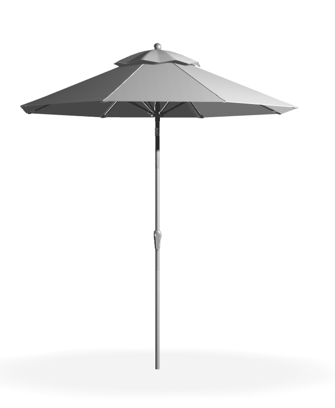 Monterey Crank Lift/Auto Tilt Umbrella