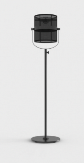 La Lampe Paris - Charcoal/Charcoal