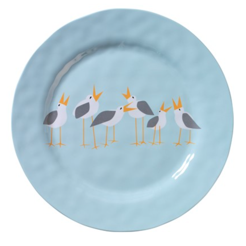 Seagulls 11 in. Round Dinner Plate