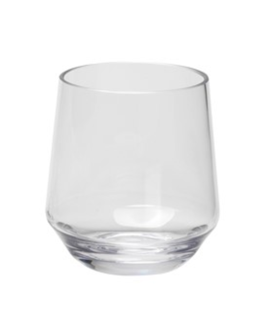 Tritan Curve 14 oz. Stemless Wine Glass Clear
