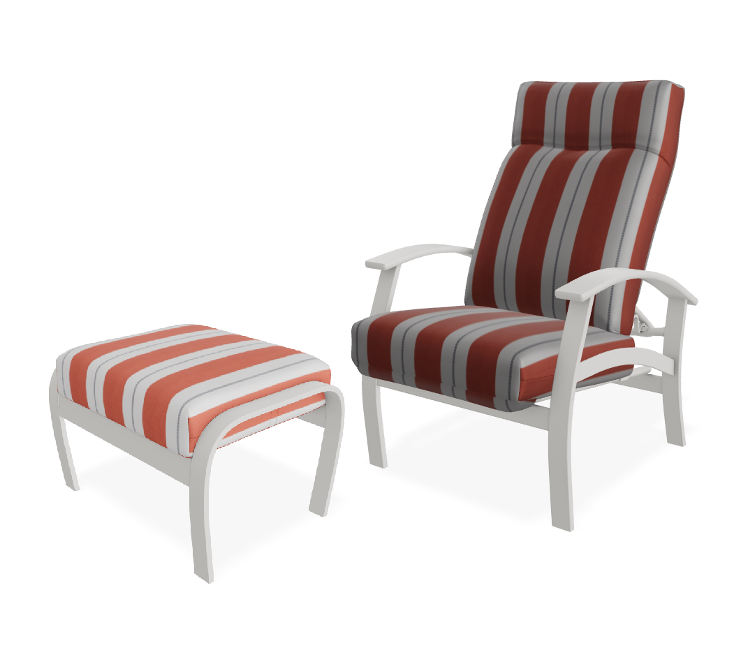 Telescope Casual Belle Isle Cushion Supreme Armchair with Adjustable Back - relate persimmon
