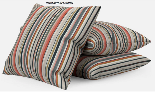 Telescope Casual 17" Square Pillow - Highlight Splendor
