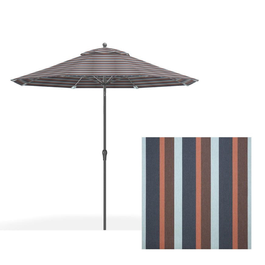 Telescope Casual Commercial Market Commercial Umbrella 7.5' Octagon Easy Open - Gateway Fuse, Warm Grey