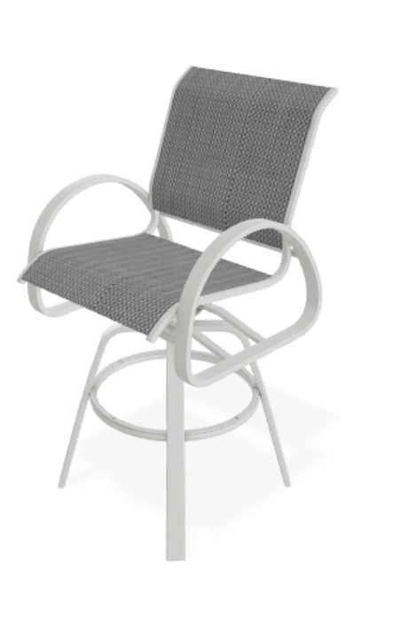 Aruba Bar Height Swivel Cafe Chair