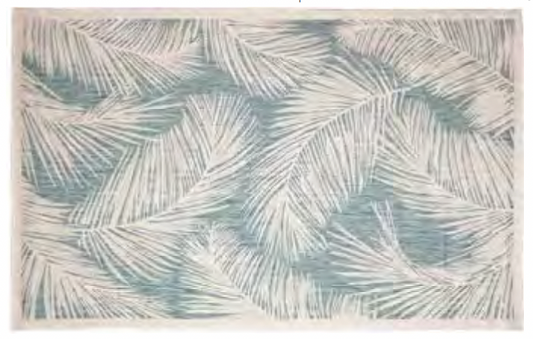 4'10" x 7'6" Caramel Fronds Rug