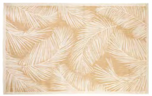 4'10" x 7'6" Caramel Fronds Rug