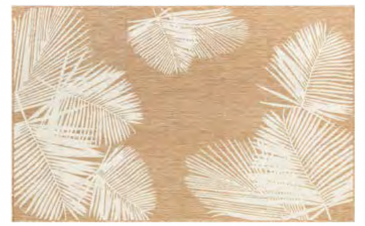 4'10" x 7'6" Caramel Palm Rug