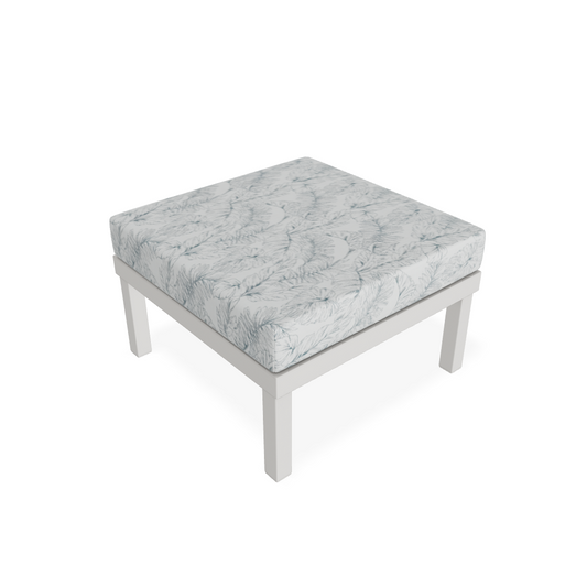 Telescope Casual Larssen Ottoman - Snow/Calm Laurel