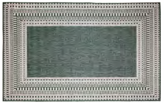 7'10" x 9"10" Malibu Etched Border Rug