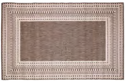 23" x 7'6" Malibu Etched Border Rug Runner