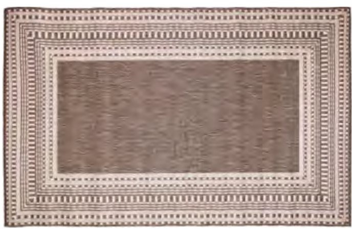 7'10" x 9"10" Malibu Etched Border Rug