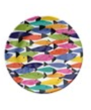 Rainbow Fish 8.5 in Salad Plate