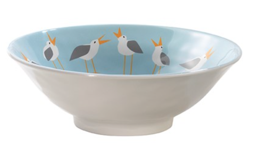 Seagulls 11.5 in. Round Serving Bowl