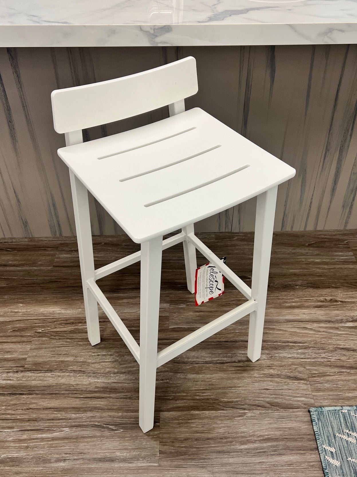 Telescope Casual Bazza Polymer Bar Stool - Snow