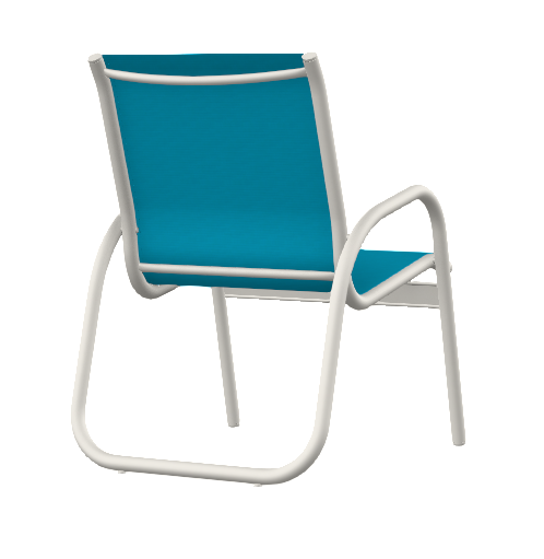 Telescope Casual Gardenella Sling Stacking Arm Chair - Aqua