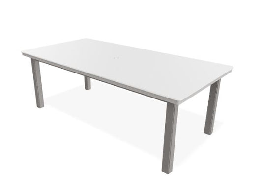 Telescope Casual Original Dining Table 42" x 84" in Nordic, Warm Grey frame