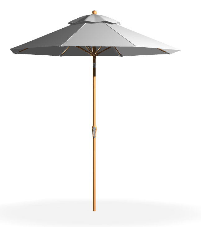 Monterey Crank Lift/Auto Tilt Umbrella