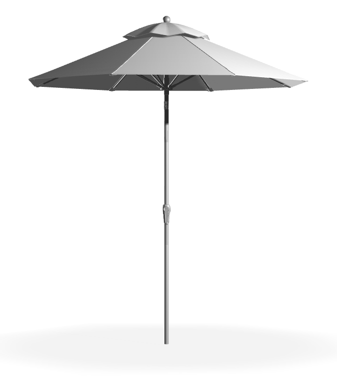 Monterey Crank Lift/Auto Tilt Umbrella